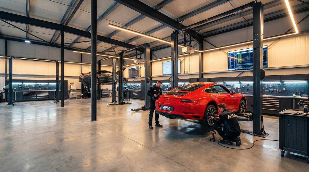 芒果视频汽车改装中心实景